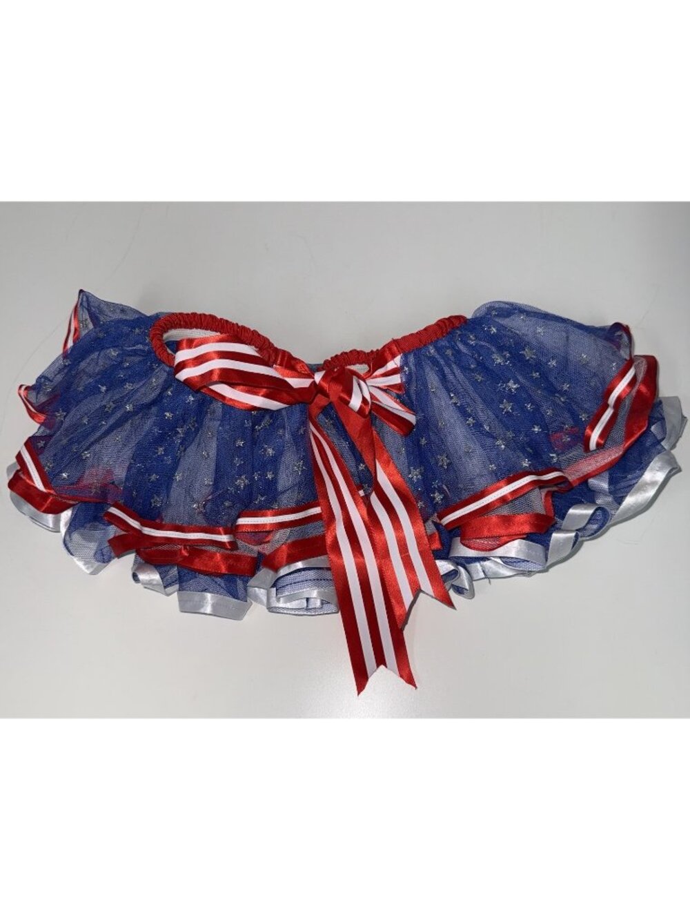Little Wishes Tutu Skirt Infant Baby Girls 12m Patriotic July 4th USA Americana